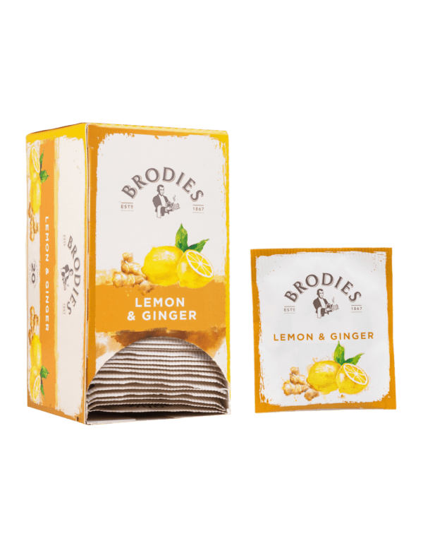 Chá Lemon and Ginger