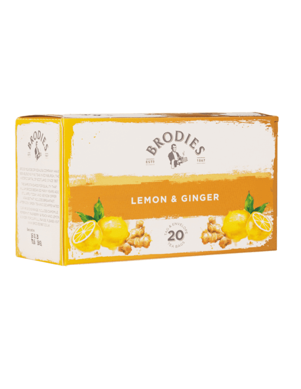 Chá Lemon and Ginger